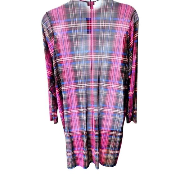TORRID MINIβMesh Multi- Color Plaid Mock Neck Dress Plus Size 4X - Picture 9 of 14